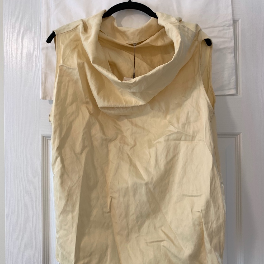 Zara Cream Sleeveless Tank Top